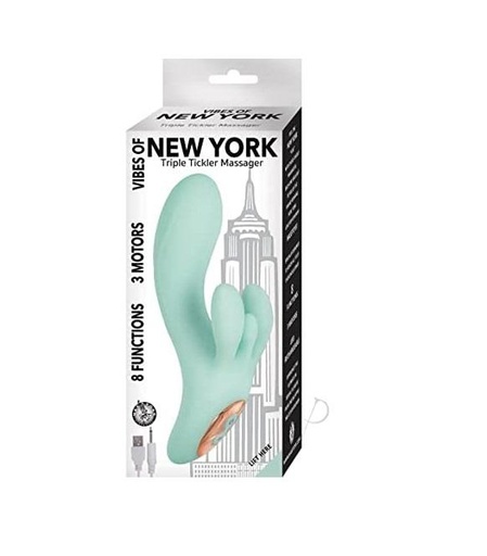 JUGUETES - NEW YORK TRIPLE TICKLER MASSAGER