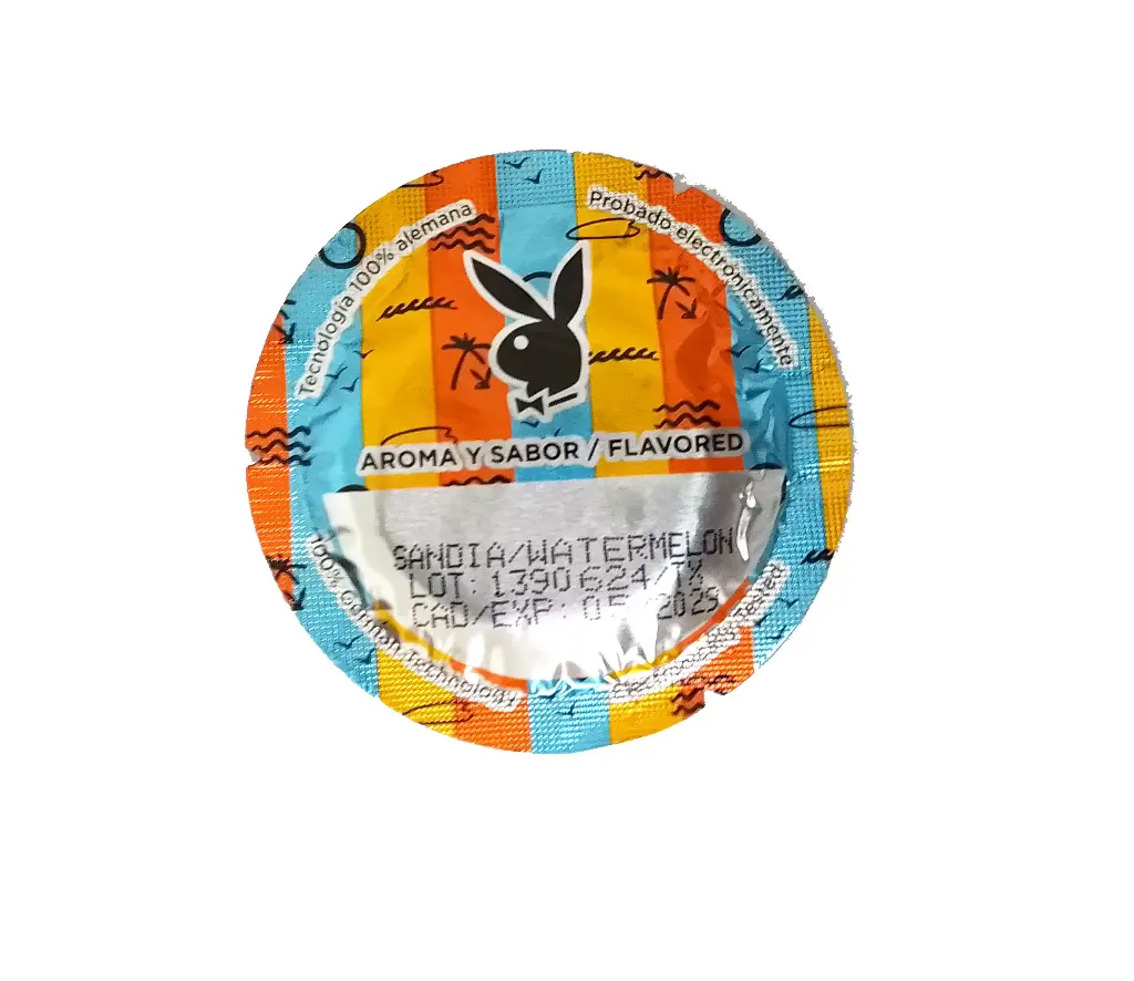 JUGUETES - CONDON PLAYBOY SABOR SANDIA