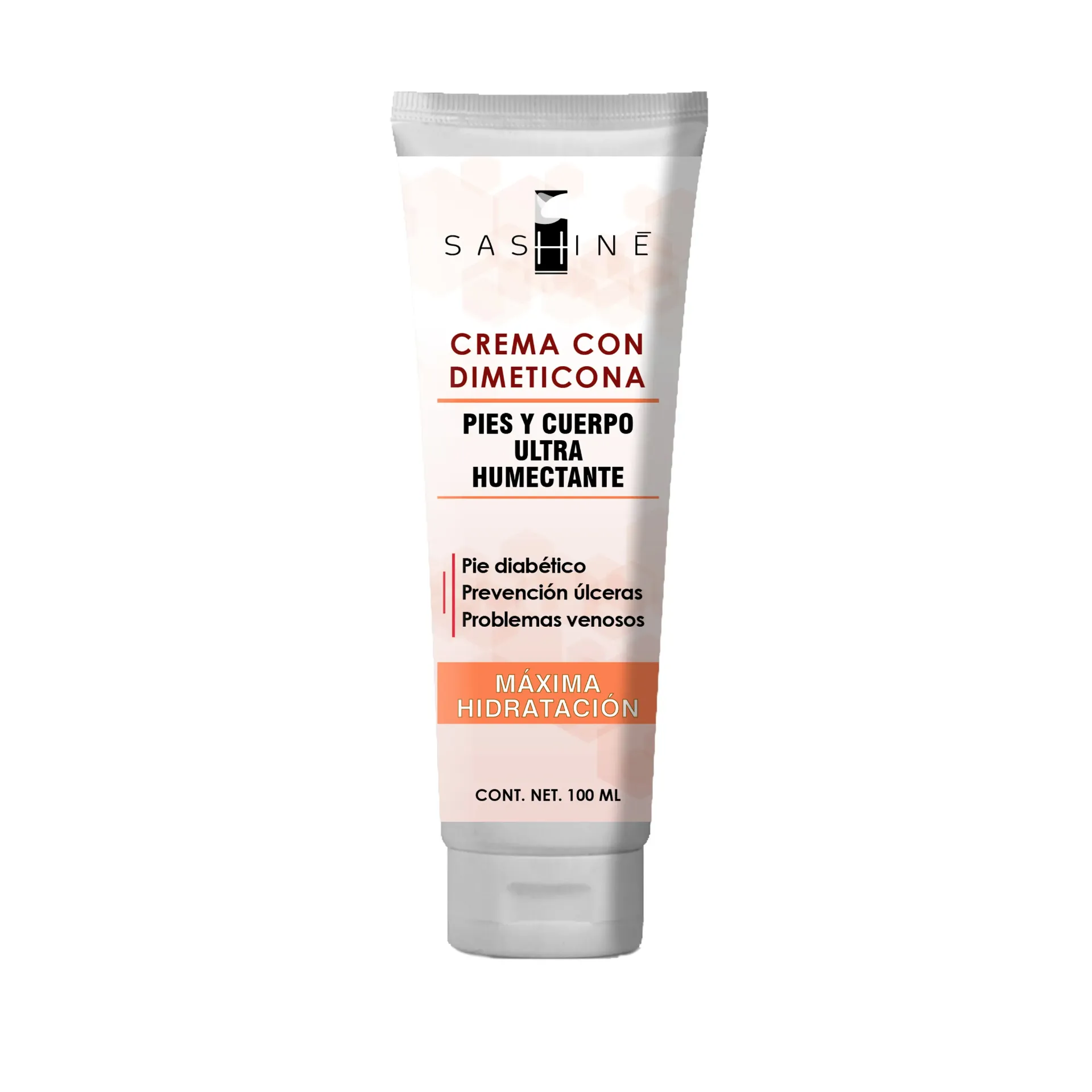 SASHINE CREMA HUMECTANTE DIMETICONA PIE DIABETICO 100ml
