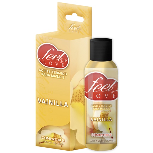 [FEEL-ACVN] Aceite Térmico Feel Love Vainilla 60ml